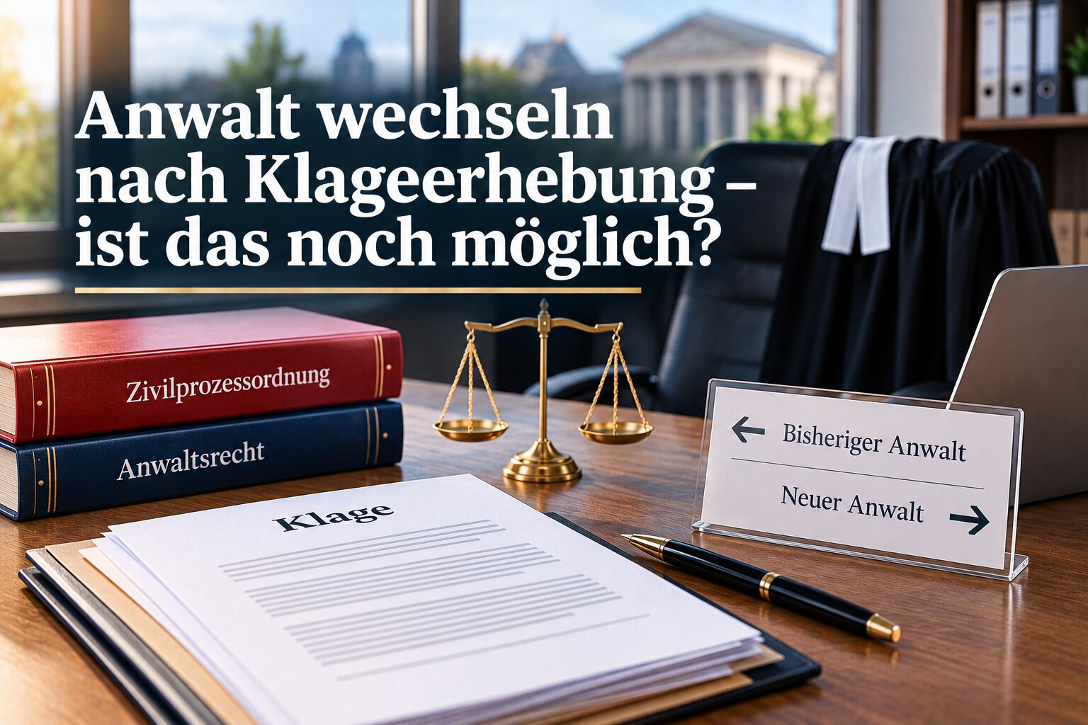 Anwalt wechseln nach Erhebung der Kündigungsschutzklage - geht das?