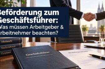 Beförderung zum Geschäftsführer: Was gibt es arbeitsrechtlich zu beachten?