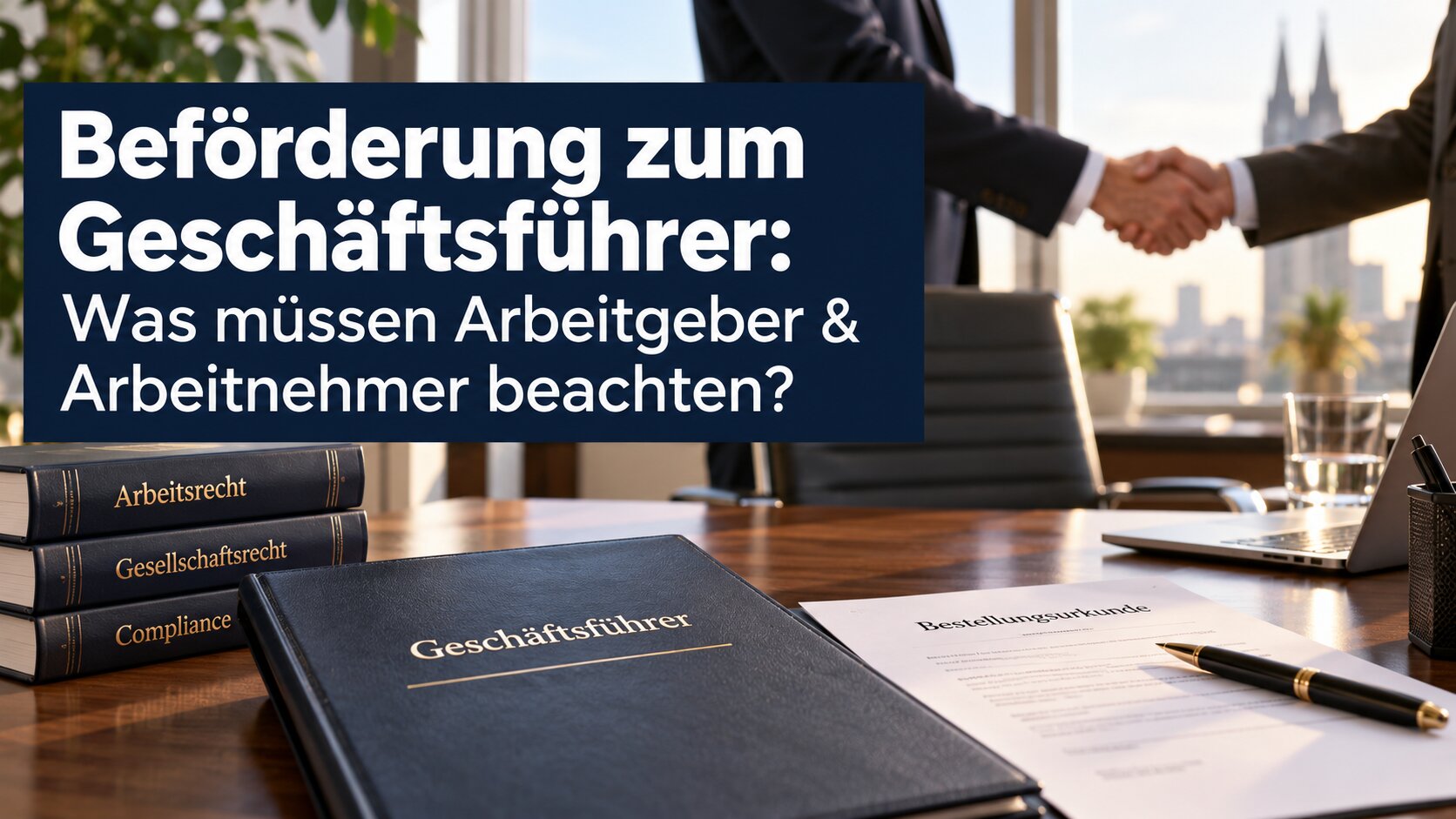 Beförderung zum Geschäftsführer: Was gibt es arbeitsrechtlich zu beachten?