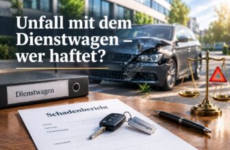 Unfall mit Dienstwagen: Wer haftet nach Arbeitsrecht?