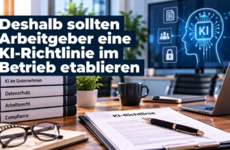 Daher sollten Arbeitgeber eine KI Richtlinie im Betrieb einrichten