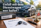 Unfall mit dem Dienstwagen – muss ich den Schaden bezahlen?