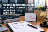 Ordentliche Kündigung trotz befristetem Arbeitsvertrag – geht das?